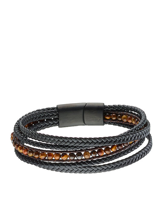 Oxzen Men's Leather Bracelet