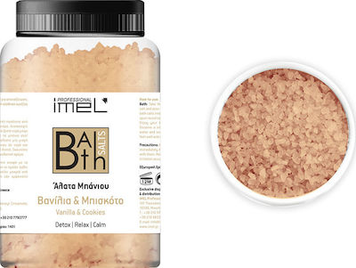 Imel Bath Salt with Cystals with Fragrance Vanilla & Cookies 1000gr