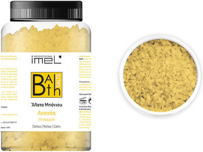 Imel Bath Salt with Cystals with Fragrance Pineapple 1000gr