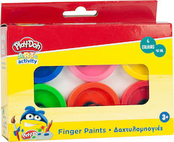 Hasbro Σετ 6 Δακτυλομπογιές 40ml