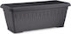 Plastona Athina 262 Planter Box 80x31cm în Culoare Negru 10.04.0262C