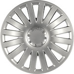 AMiO Car Hubcap Set Smart 14" 1pc Silver /AM