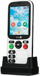 Doro 780X Dual SIM (512MB/4GB) Mobile Phone with Large Buttons Black-White