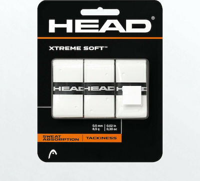 Head Xtreme Soft -WH Overgrip White 3pcs