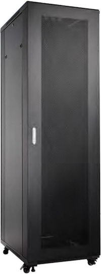 Safewell Επιδαπέδια Καμπίνα Rack 47U Ασυναρμολόγητη 80x80x227cm Μαύρο SNB8847ΙΚ