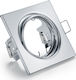 Trio Lighting Jura Square Metallic Frame for Spot GU10 Silver 8x8cm. 1pcs