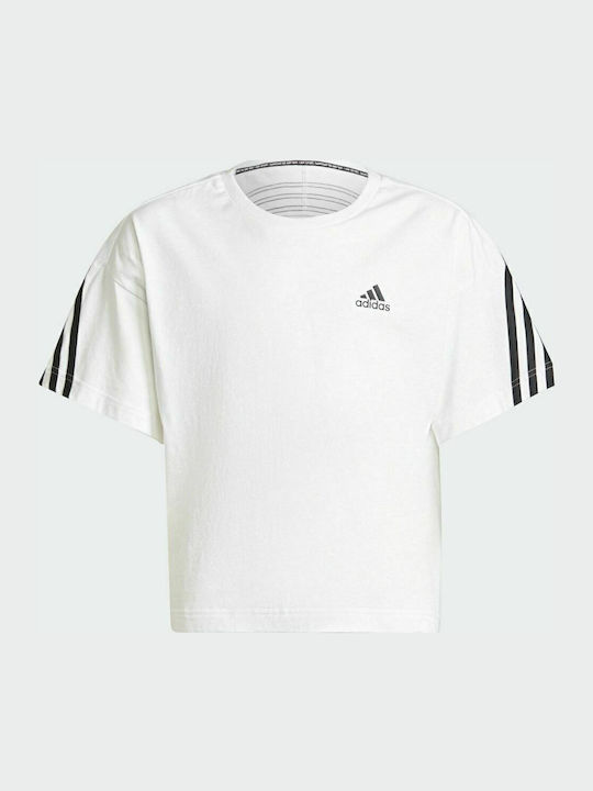 adidas Μπλούζα Λευκή