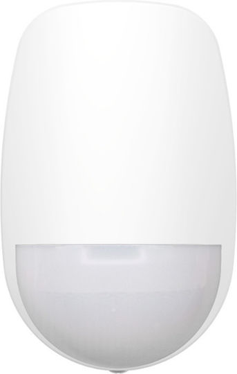 Hikvision DS-PDD12P-EG2-WE Домашни Любимци Безжичен Аισθητήρας Кίνησης Микровълни И Инфрачервен 86° Обхват 12m