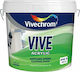 Vivechrom Vive Acrylic Base D Plastic Acrilyc Paint for Exterior Use White 750ml