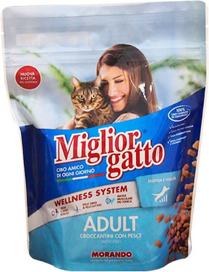 Morando Miglior Gatto Dry Food for Adult Cats with Fish 0.4kg