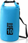 Ocean Pack Dry Shoulder Bag 10lt Light Blue