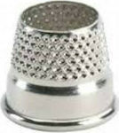 Prym Sewing Thimbles Ανοιχτή με Τρύπα Μεταλλική Αντιολισθητική 16mm