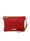 Leather Women's Clutch Red