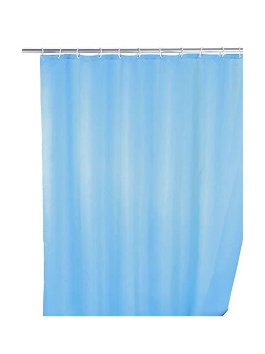 Wenko Duschvorhang 180x200cm Light Blue Hellblau