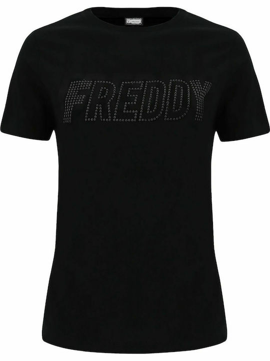 Freddy S0WFYT1 Γυναικείο T-shirt Μαύρο