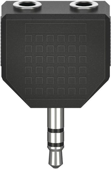 HAMA Convertor 3.5mm masculin în 3.5mm 2x femelă 1buc (00205191)