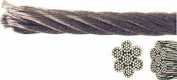 Lalizas Wire Rope για ρέλια Inox 316 4x19 με PVC επίστρωση 4-8mm