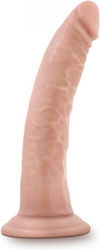 Dr. Skin Glass Dildo With Suction Cup Vanilla 19cm