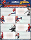 Gim Notebook Labels Spiderman Stickers 16pcs