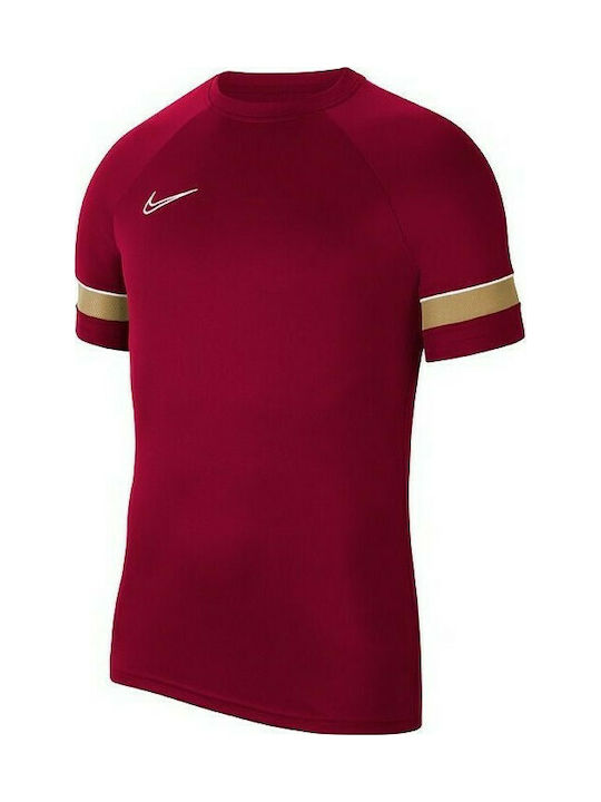 Nike Kinder T-shirt Burgundisch Fit Academy