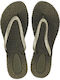 Ilse Jacobsen Women's Flip Flops Khaki CHEERFUL01-410