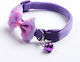 AGC Cat Collar με Κουδουνάκι Purple 10mm x 30cm