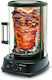 Rohnson Tischplatte Vertikaler Spieß 1500W mit Deckel und einstellbarem Thermostat 45cmx32.3cmcm