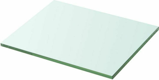 Wall Shelf 20x25x0.8cm Transparent