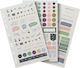 Filofax Garden Stickers Post-it Notes Pad Multicolour