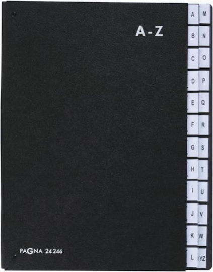 Durable Pagna Divizor cu Alfabet Latin Negru