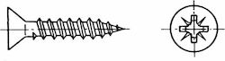 Lalizas Phillips Drywall Screw Inox with Diameter M4 and Length 25mm