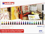 Edding 1300 Drawing Markers 2mm Multicolour 20pcs