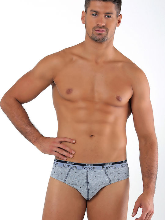 Bonatti Bobby Herren Slips Grey Melange mit Mustern 1Packung