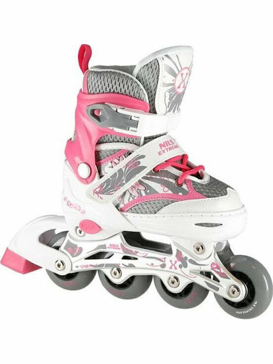 Nils NA10602A Inline Αυξομειούμενα Rollers Ροζ ...