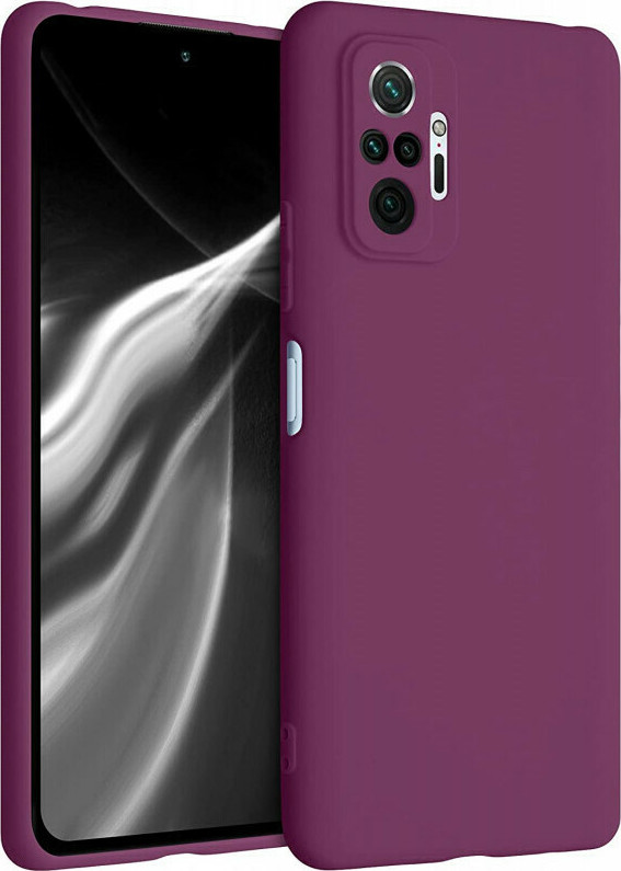 Kwmobile Back Cover Σιλικόνης Magenta Purple Redmi Note 10 Pro Skroutzgr 4647