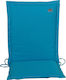 Lianos Garden Chair Cushion with Backrest Blue 43x93cm