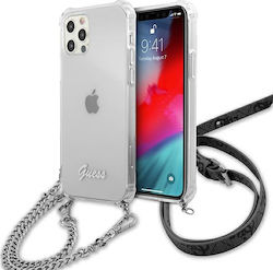 Guess Back Cover Plastic Transparent (iPhone 12...