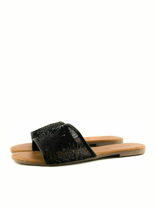 Topway B804793 Women's Flat Sandals in Black Color