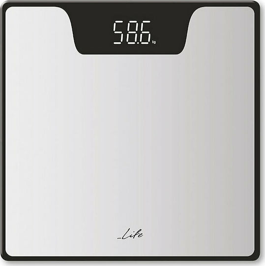 Life Monday Ψηφιακή Ζυγαριά 180kg Ασημί