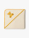 Beboulino Baby Hooded Towel with Hood Bear Yellow 90x90cm