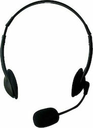 Ewent EW3563 On Ear Multimedia Headphone with Microphone 3.5mm Jack Ewent EW3563 On Ear Multimedia Headphone with Microphone 3.5mm Jack