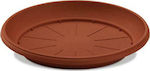 Plastona 244 Round Plate Pot Orange 32x32cm