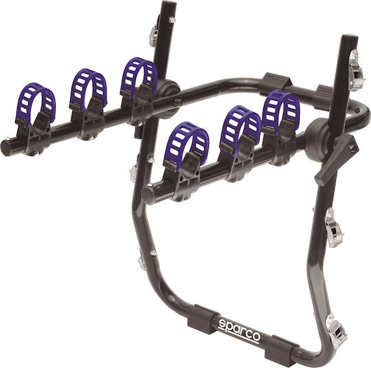 Sparco Car Bike Trunk Rack for 3 Bikes