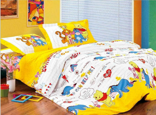 Beboulino Winnie the Pooh & Friends Bettumrandungen Klassisch Innerhalb Mehrfarbig 70x140cm