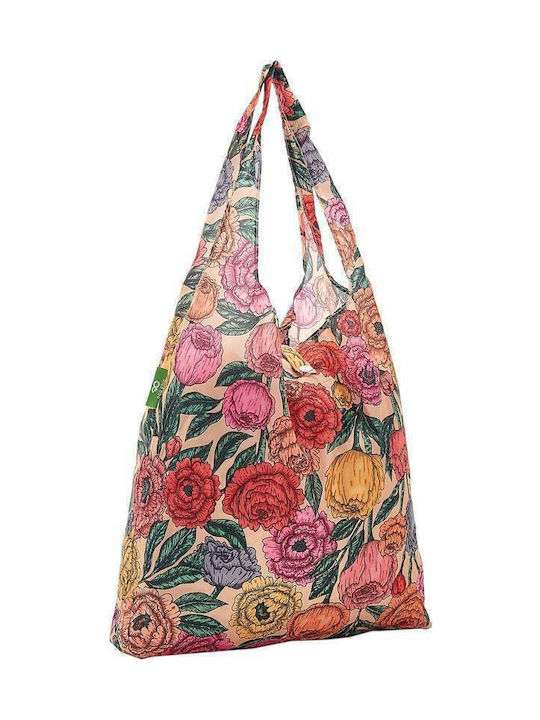 Eco Chic Peonies Stoff Einkaufstasche