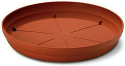 Plastona 202P Rotund Platou Pot Portocaliu 23x23buc