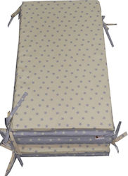 Beboulino Stars Crib Bumpers Classic Inside Beige 70x140cm