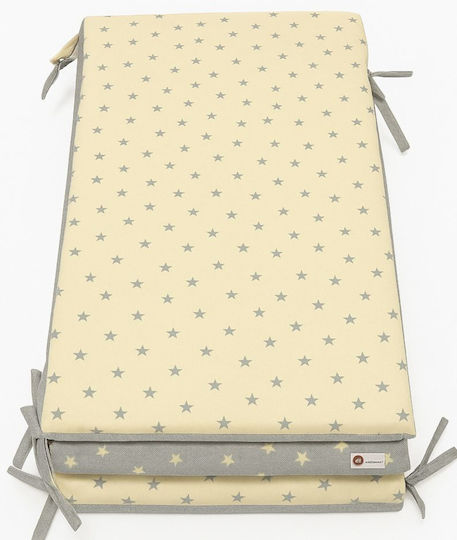 Beboulino Stars Πάντα Κλασική Εσωτερική Beige Grey 70x140cm