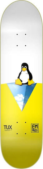 Emillion Art Series Skate Deck Tux 8" Скейтборд Къса дъска Жълта