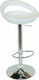 Stool Bar Bar 18 with Adjustable Height White